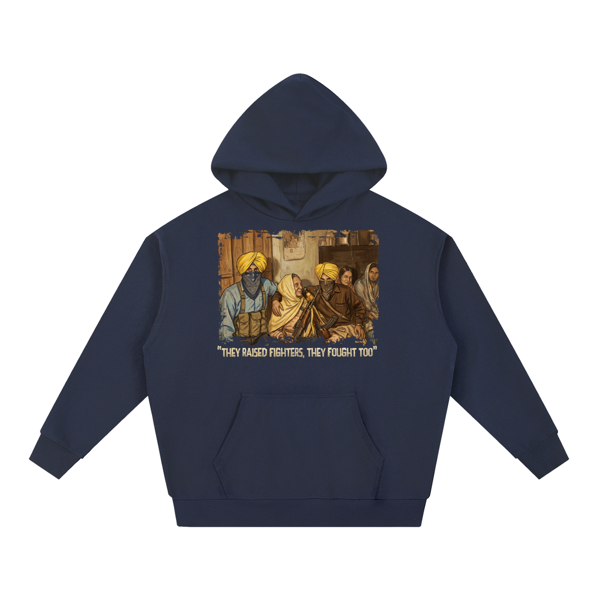 Mothers of Courage Essential Heavyweight Hoodie | Risen Retro