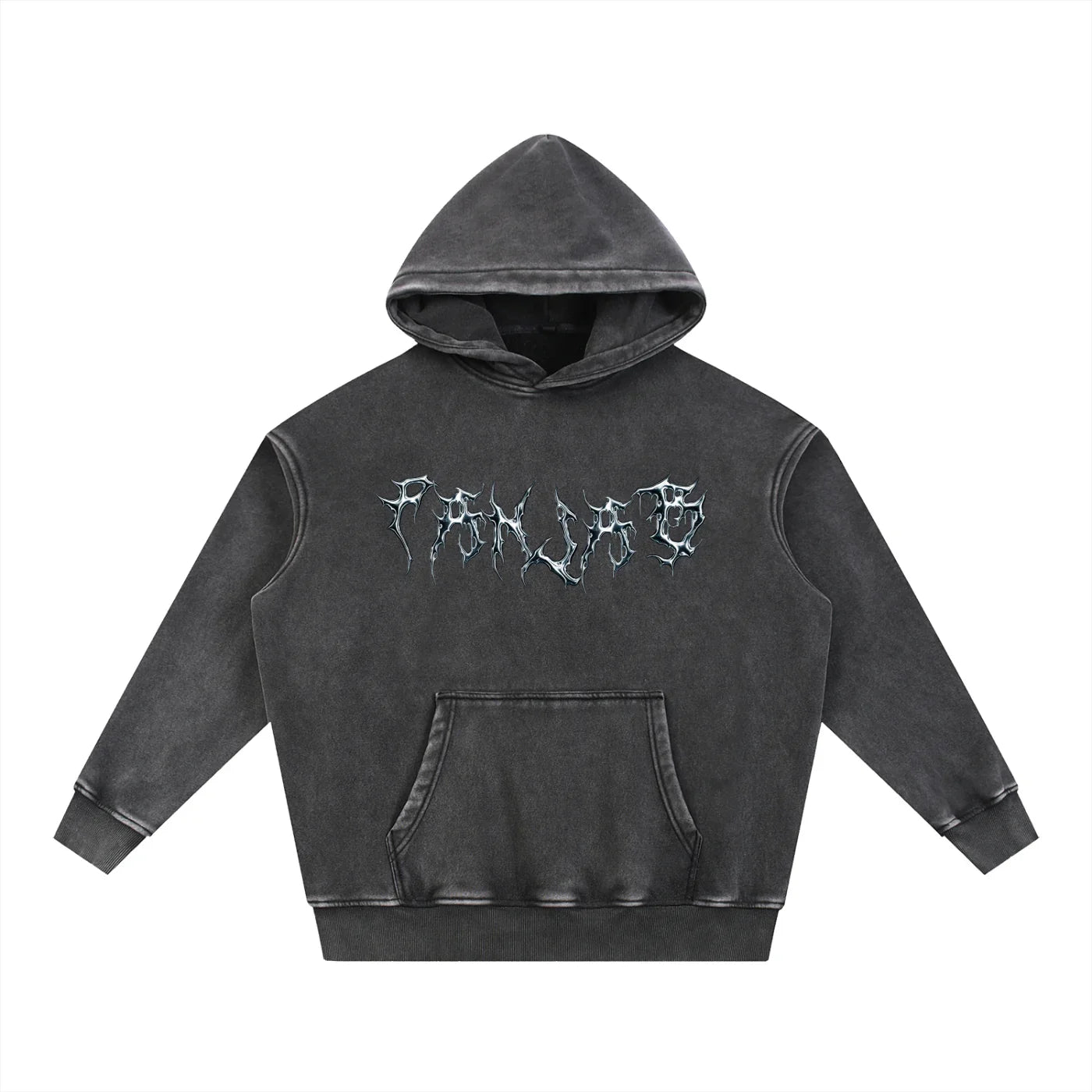 PANJAB X PANTHER Y2K x RisenRetro Snow Wash Fleece Oversize Hoodie