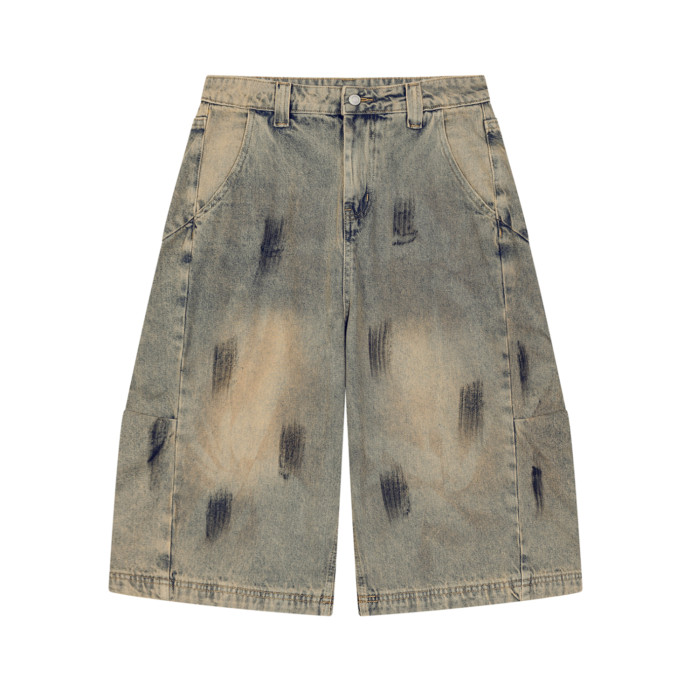 RISENRETRO Men’s Vintage Wash Demin Jeans
