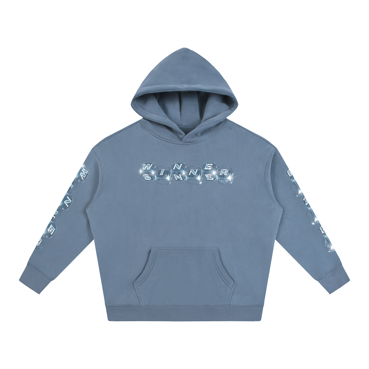 WINNER X SINNER X Risen Retro Oversize Fleeced Hoodie
