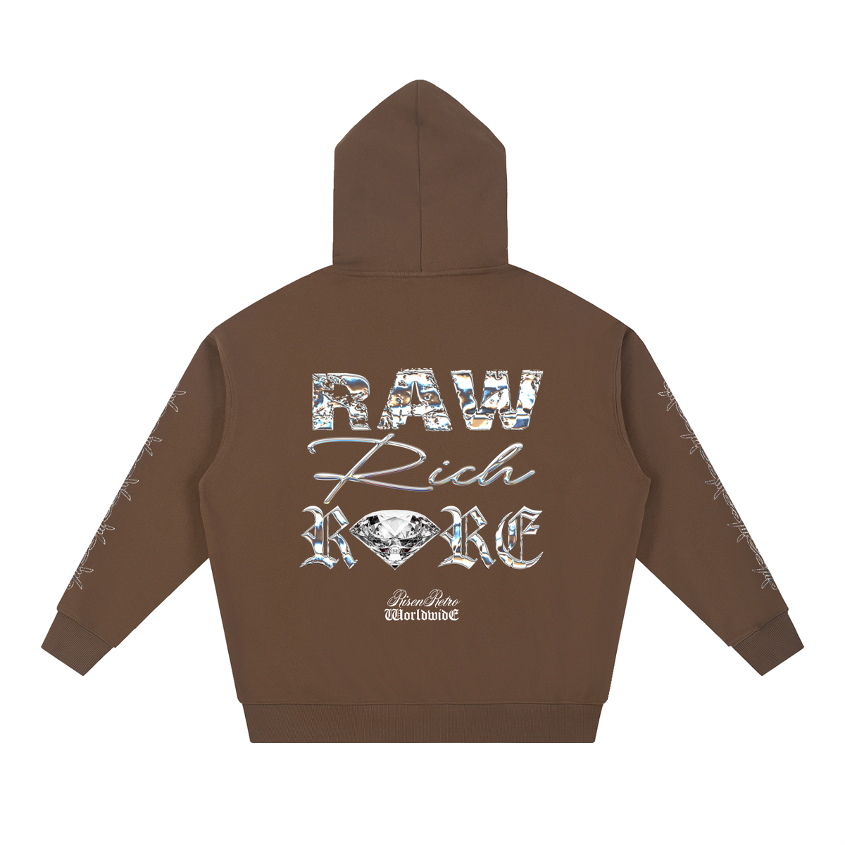 Raw Rich Rare X RisenRetro Essential Heavyweight Hoodie