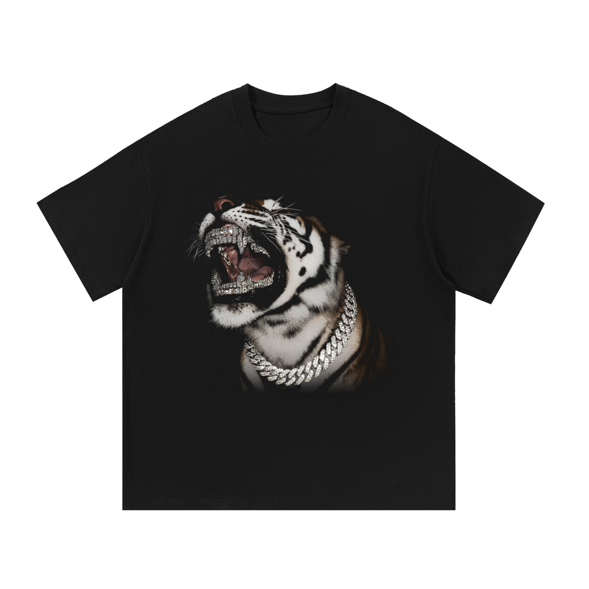 TIGER ROAR | RisenRetro | Essential Cotton T-Shirt | RR