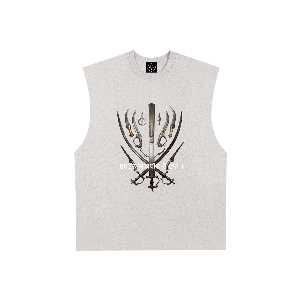 The Khalsa Spirit | RisenRetro | Raw Edge Cotton Tank Top