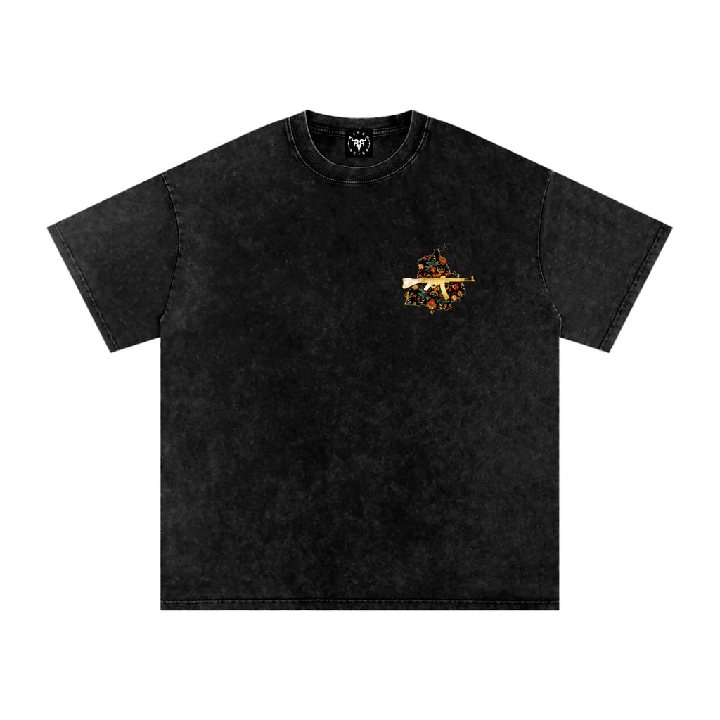 Panjab Vintage V2 X RisenRetro Snow Washed Oversized Cotton T-Shirt