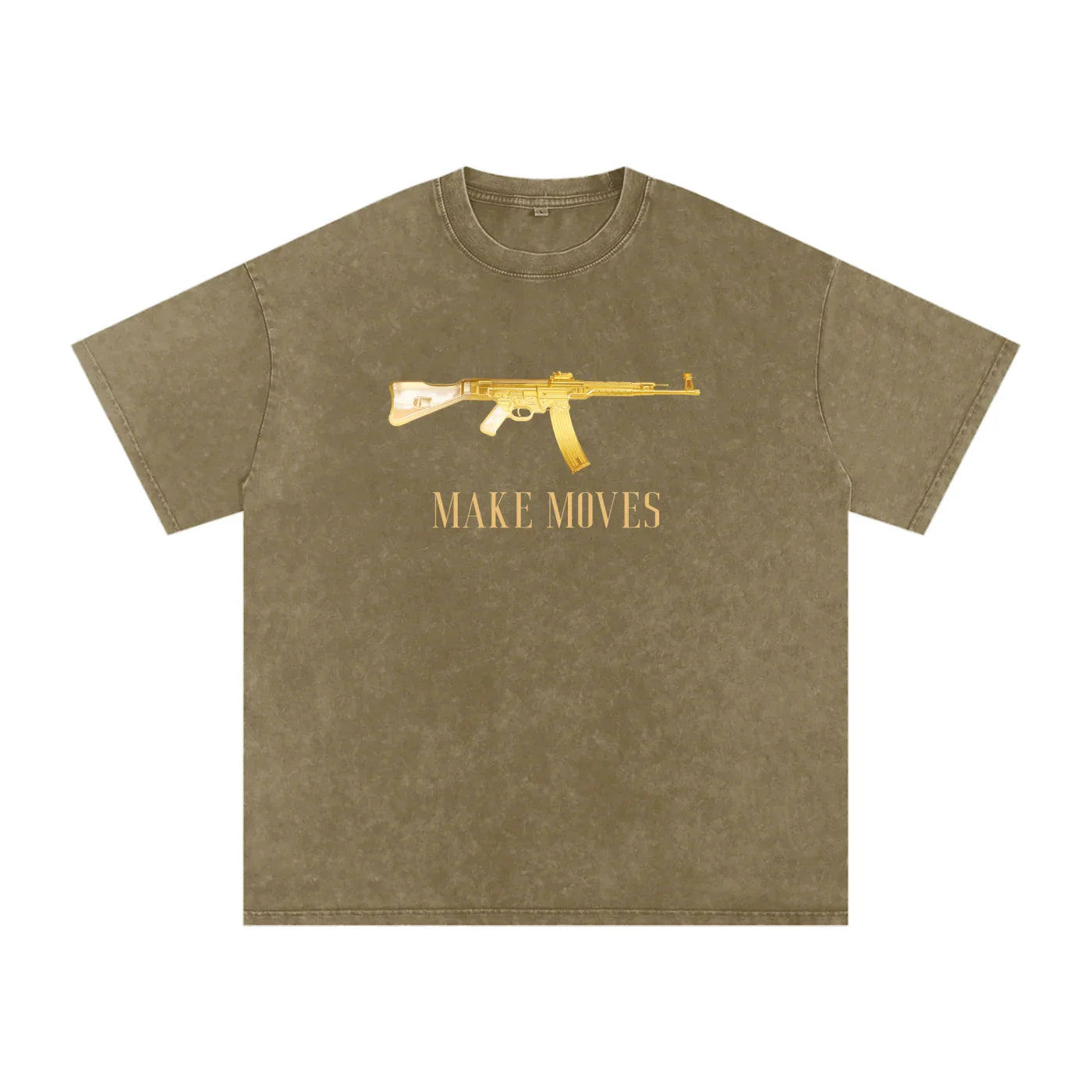 T-shirt oversize en coton délavé à la neige Make Moves 47