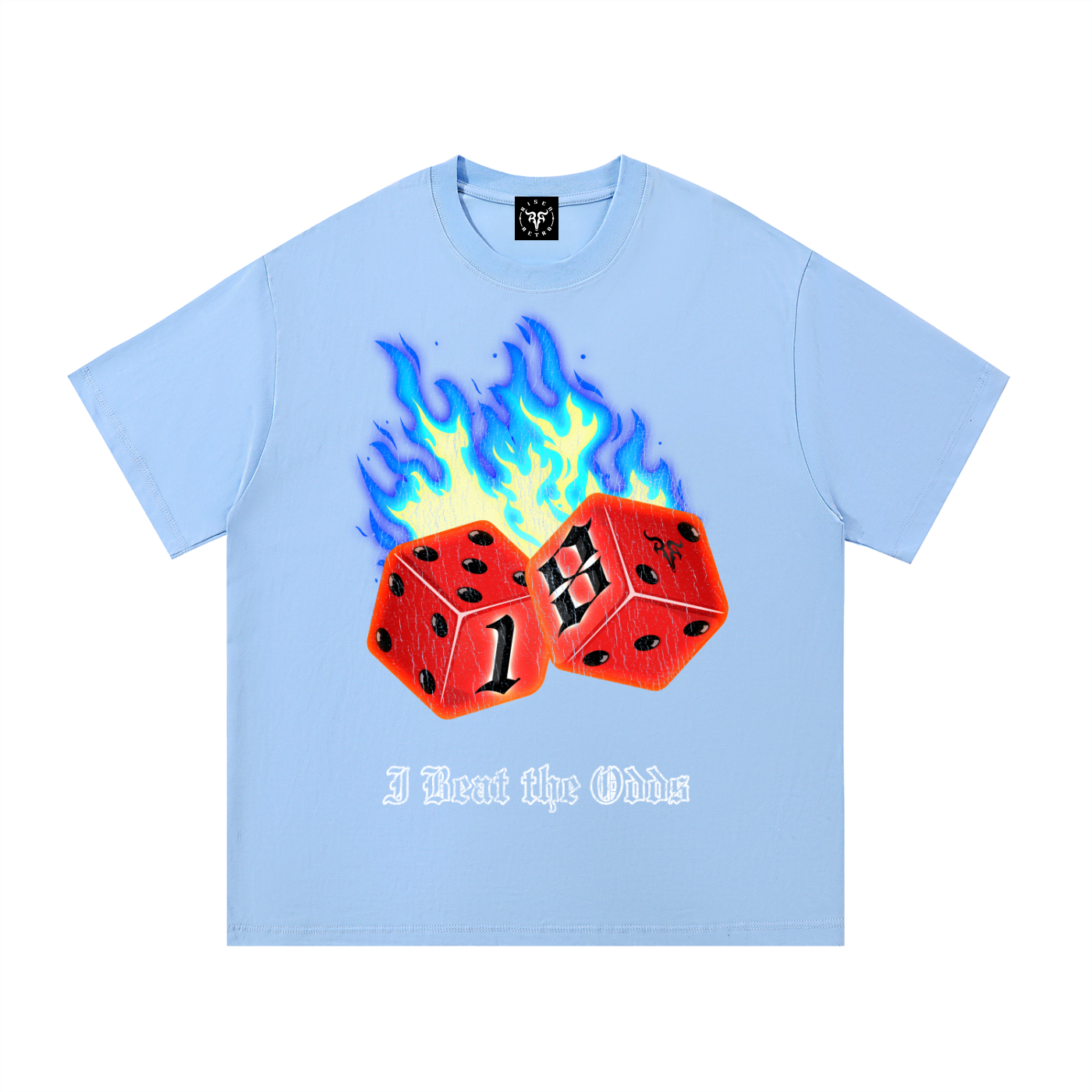 BEAT THE ODDS X Risen Retro Essential Cotton T-Shirt