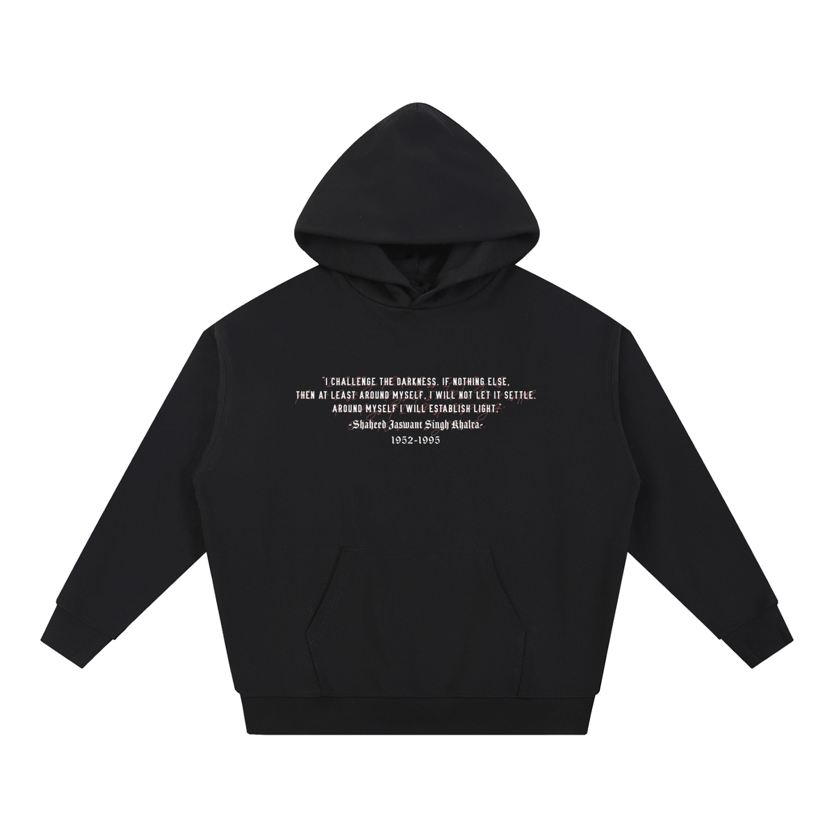 JASWANT SINGH KHALRA | Essential Heavyweight Hoodie | RisenRetro