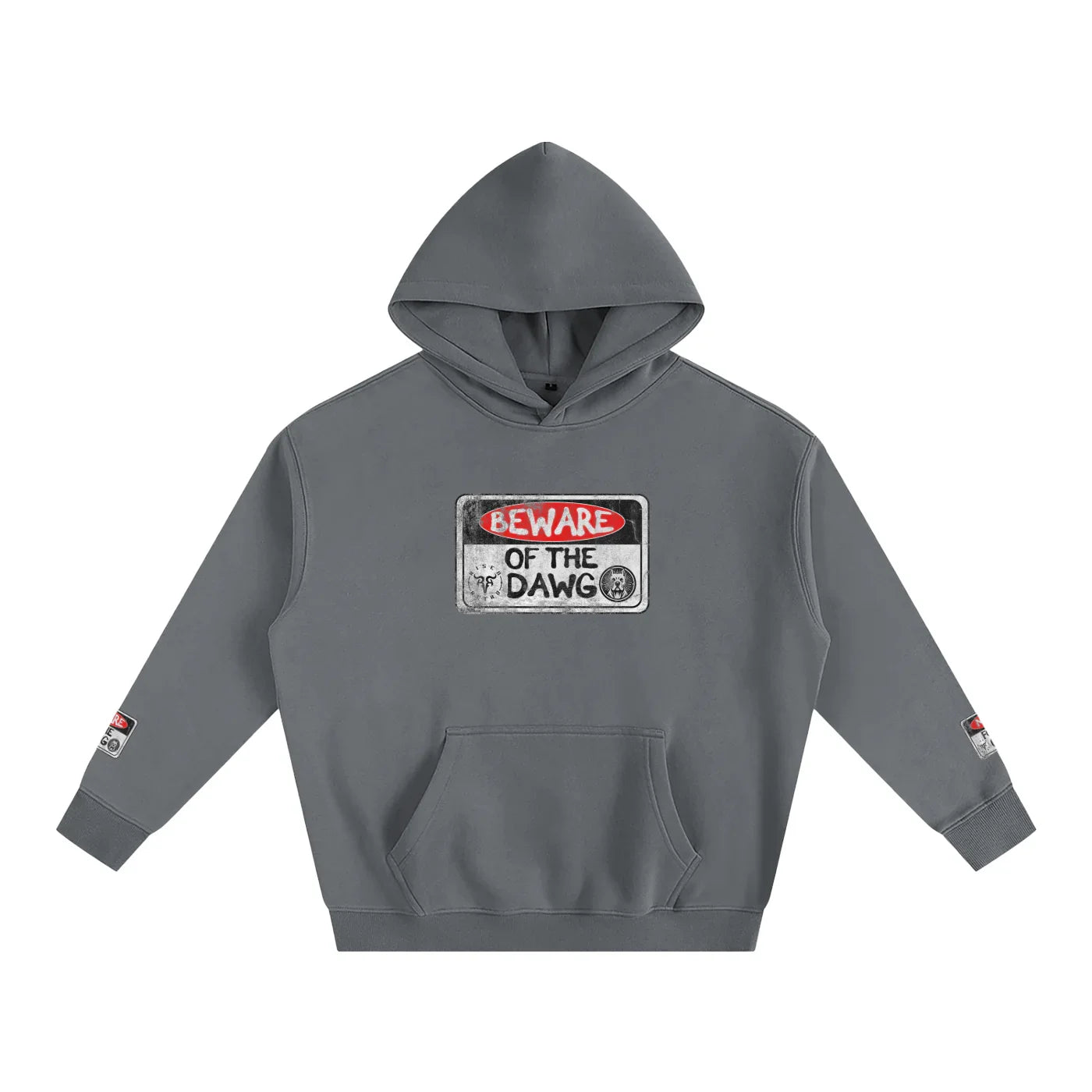 Attention au sweat à capuche oversize en polaire Dawg X RisenRetro