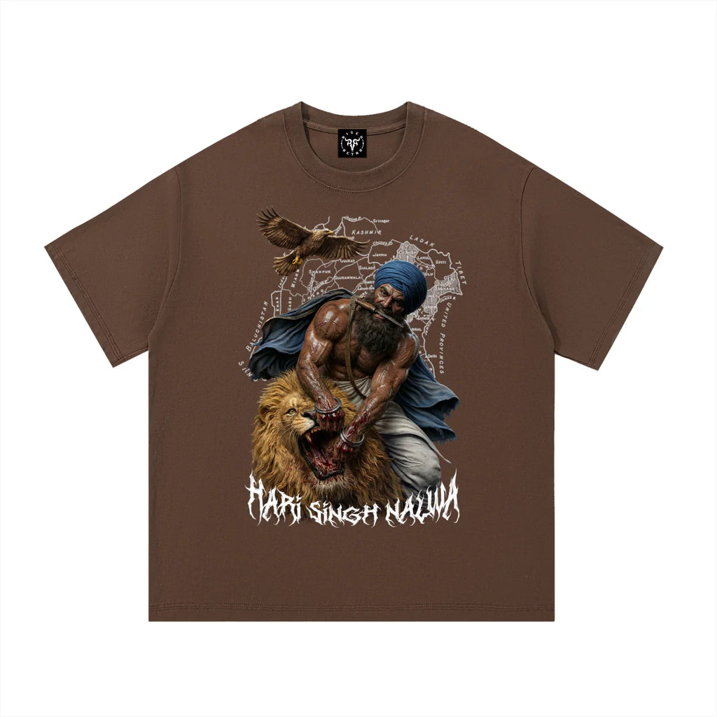 Sher-e-Punjab: Nalwa Edition X Risen Retro Essential Cotton T-Shirt
