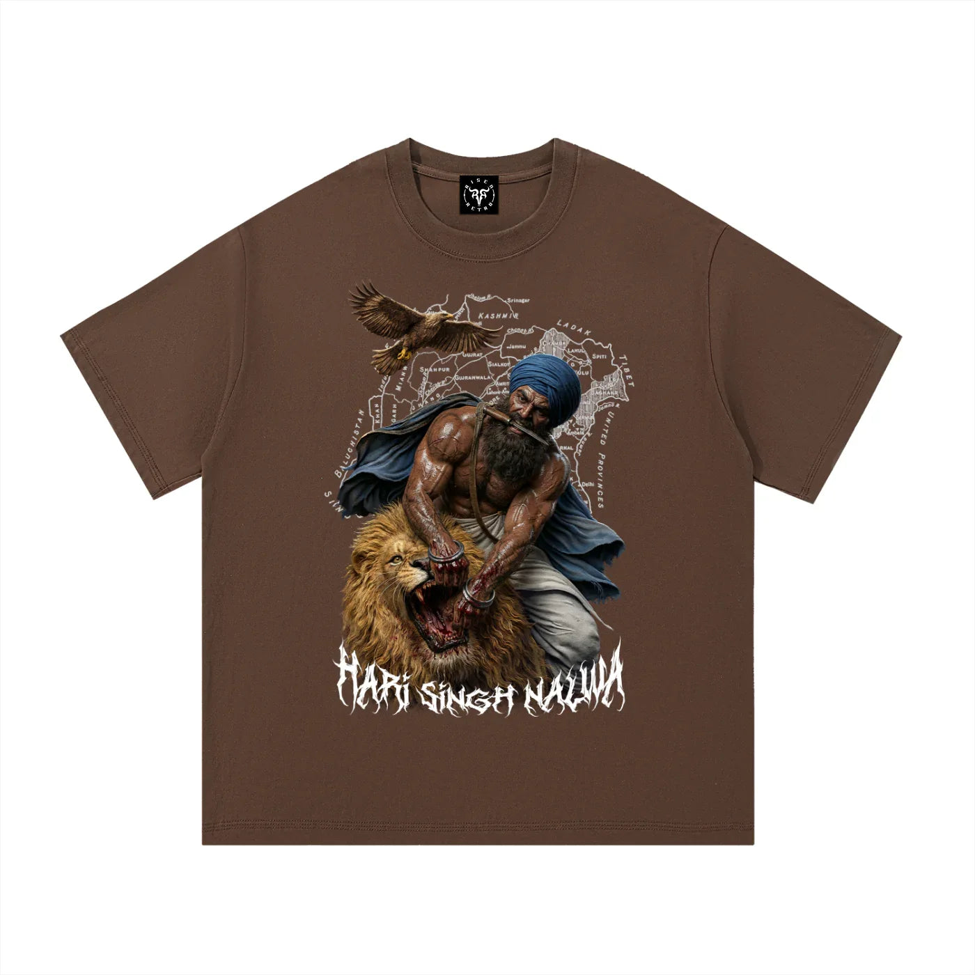 Sher-e-Punjab: Nalwa Edition X Risen Retro Essential Cotton T-Shirt
