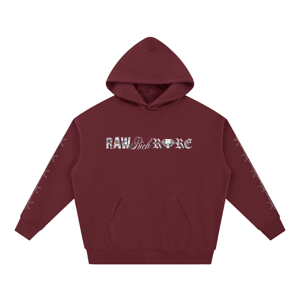 Raw Rich Rare X RisenRetro Essential Heavyweight Hoodie