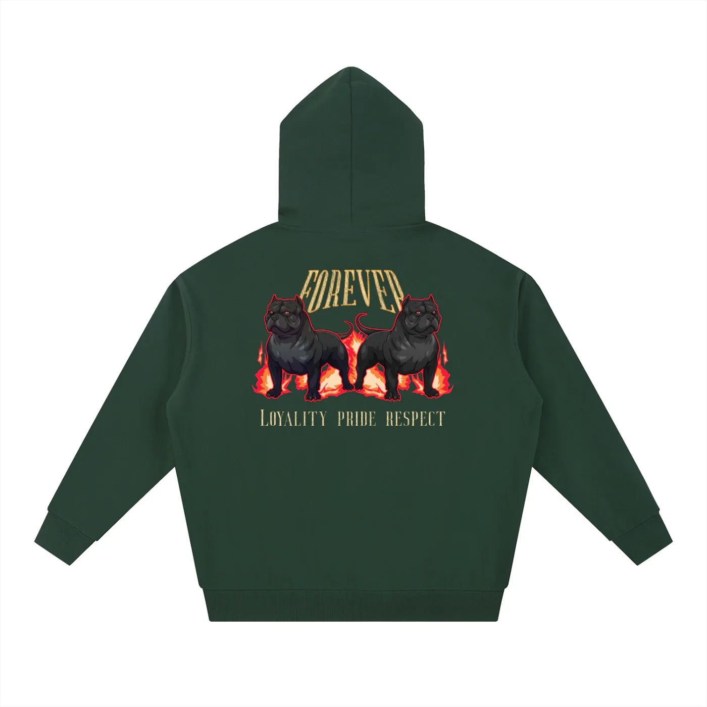Fierté, loyauté et respect pour toujours X RisenRetro Essential Heavyweight Hoodie