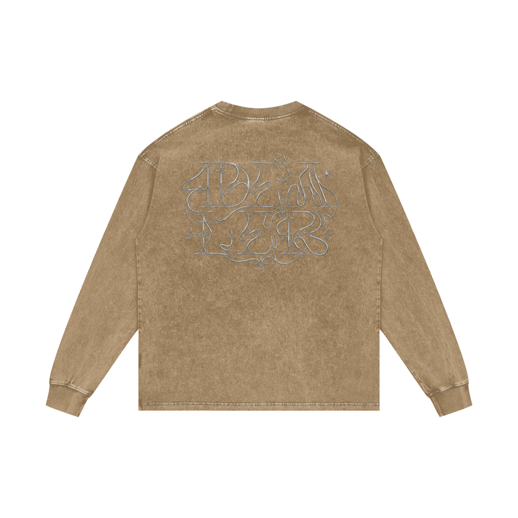 DEALER | RISENRETRO | Acid Wash Oversize Long Sleeve T-Shirt