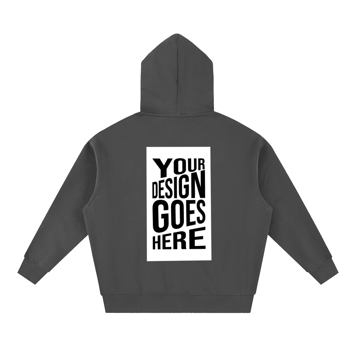 CUSTOM ORDER | RISENRETRO | Essential Oversized Boxy Fit Fleece Hoodie