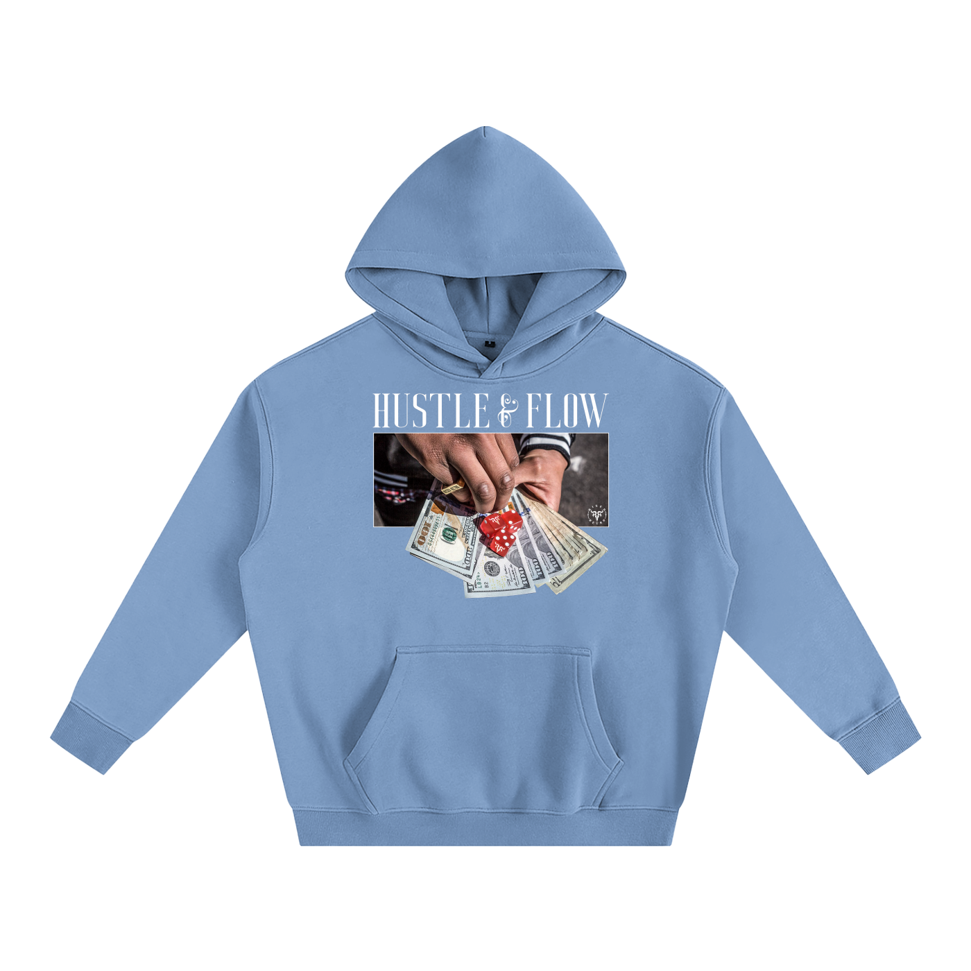 Hustle & Flow X RisenRetro Oversize Fleeced Hoodie