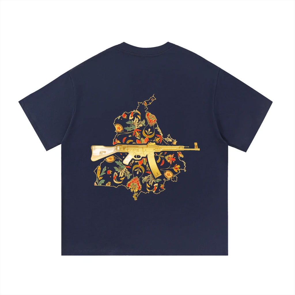 Vintage Panjab X RisenRetro Heavyweight Unisex Essential Cotton T-Shirt