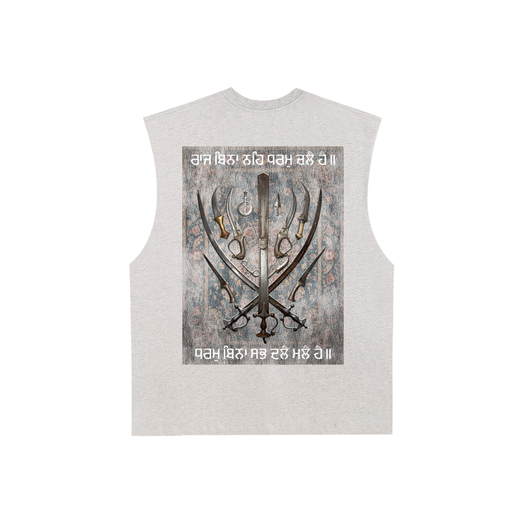 The Khalsa Spirit | RisenRetro | Raw Edge Cotton Tank Top