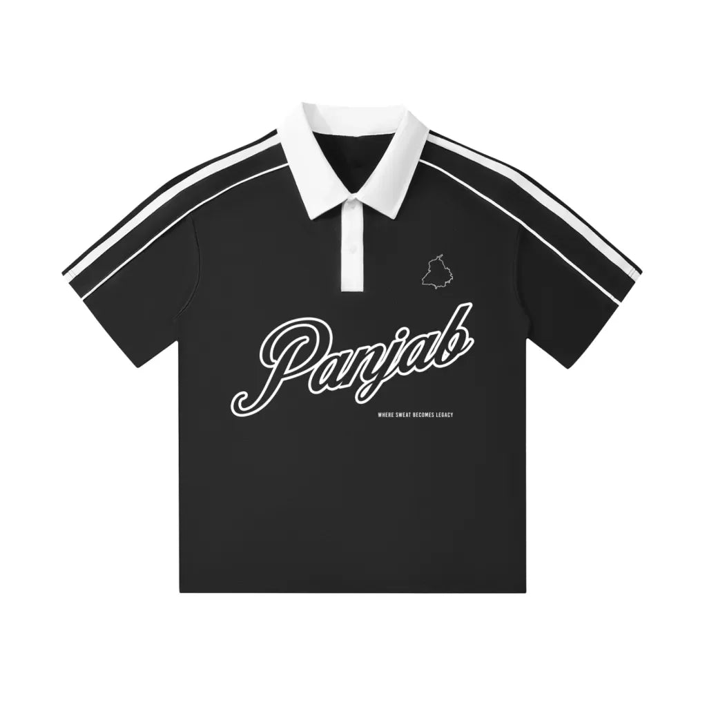 Polo à manches courtes et col contrasté Panjab Legacy