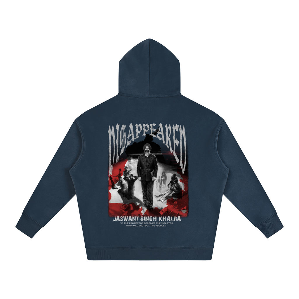 JASWANT SINGH KHALRA DISAPPEARED X RISEN RETRO Oversize Fleeced Hoodie