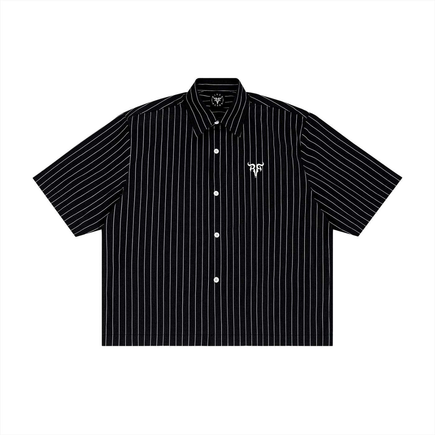 PANJAB BANDANA x Risen Retro Unisex Striped Boxy Button-Up Shirt