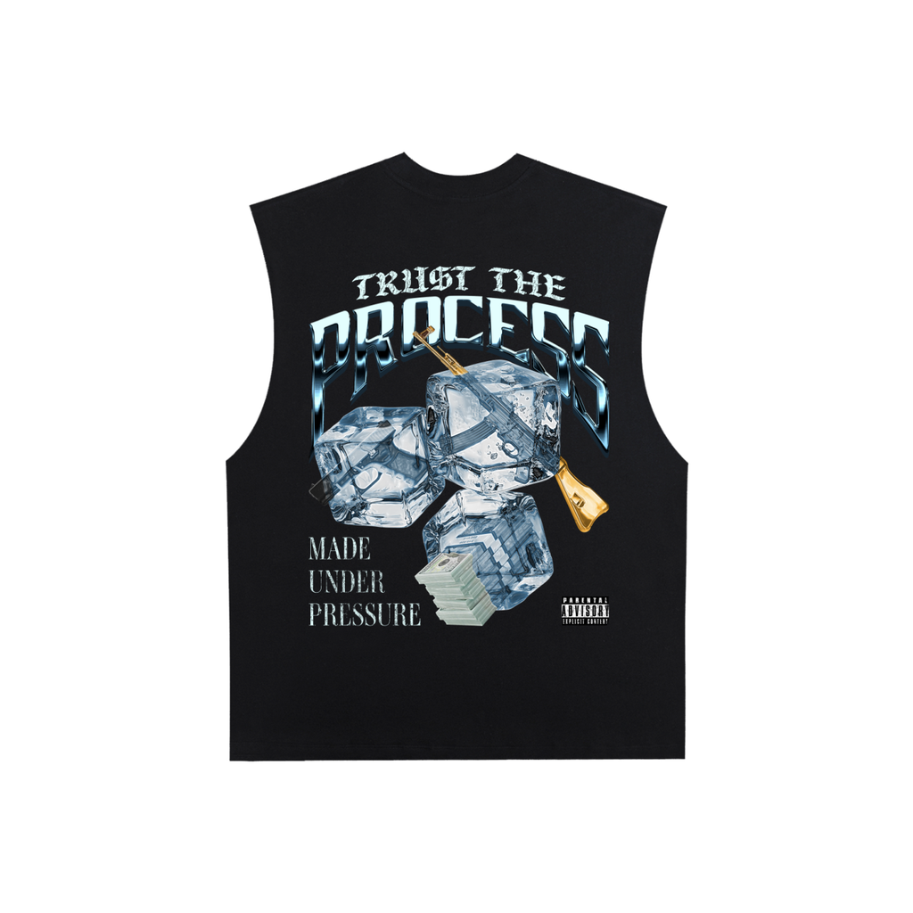 Trust The Process  | RisenRetro | Raw Edge Cotton Tank Top