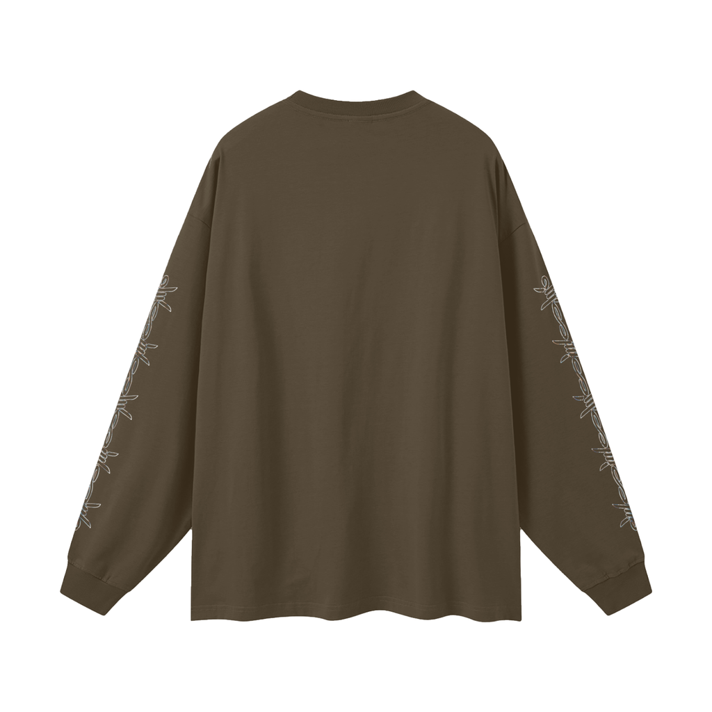 RAW RICH RARE X Risen Retro Oversized Unisex Long Sleeve T-Shirt
