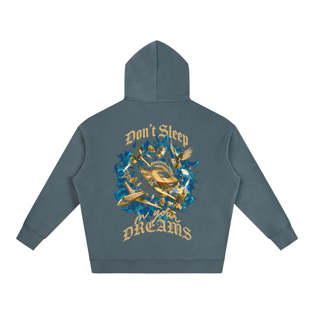 Don't Sleep On Your Dreams X RisenRetro Oversize Fleeced Hoodie