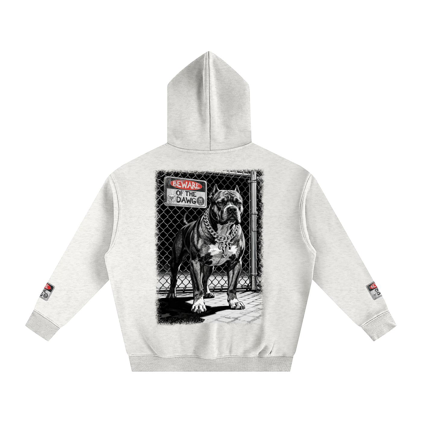 Beware of the Dawg X RisenRetro Oversize Fleeced Hoodie