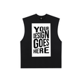 CUSTOM ORDER X RisenRetro Raw Edge Cotton Tank Top