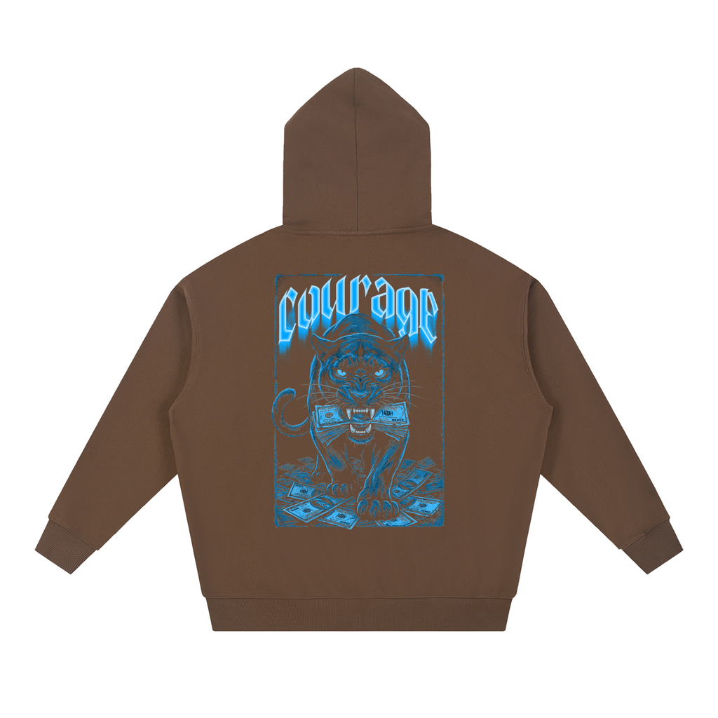 Courage  Essential Heavyweight Hoodie | RisenRetro