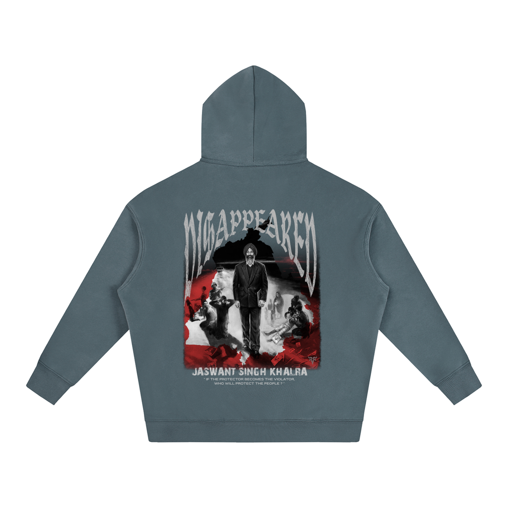JASWANT SINGH KHALRA DISAPPEARED X RISEN RETRO Oversize Fleeced Hoodie