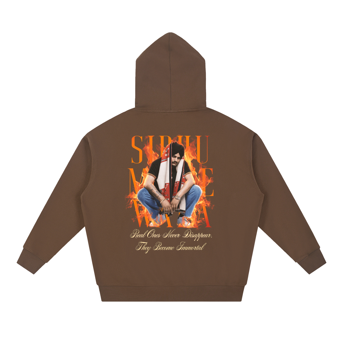 SIDHU MOOSE WALA X RISENRETRO Essential Heavyweight Hoodie