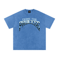 TRUST THE PROCESS x Snow Washed Oversized Cotton T-Shirt
