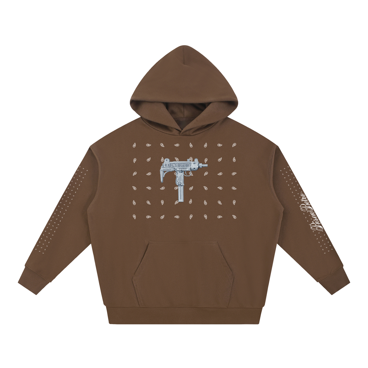 UZI ICEDOUT X DESIGNER X RisenRetro Essential Heavyweight Hoodie