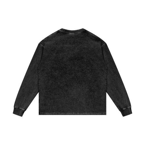 Fearless Jarnail hari Singh Nalwa Acid Wash Oversize Long Sleeve T-Shirt X RisenRetro