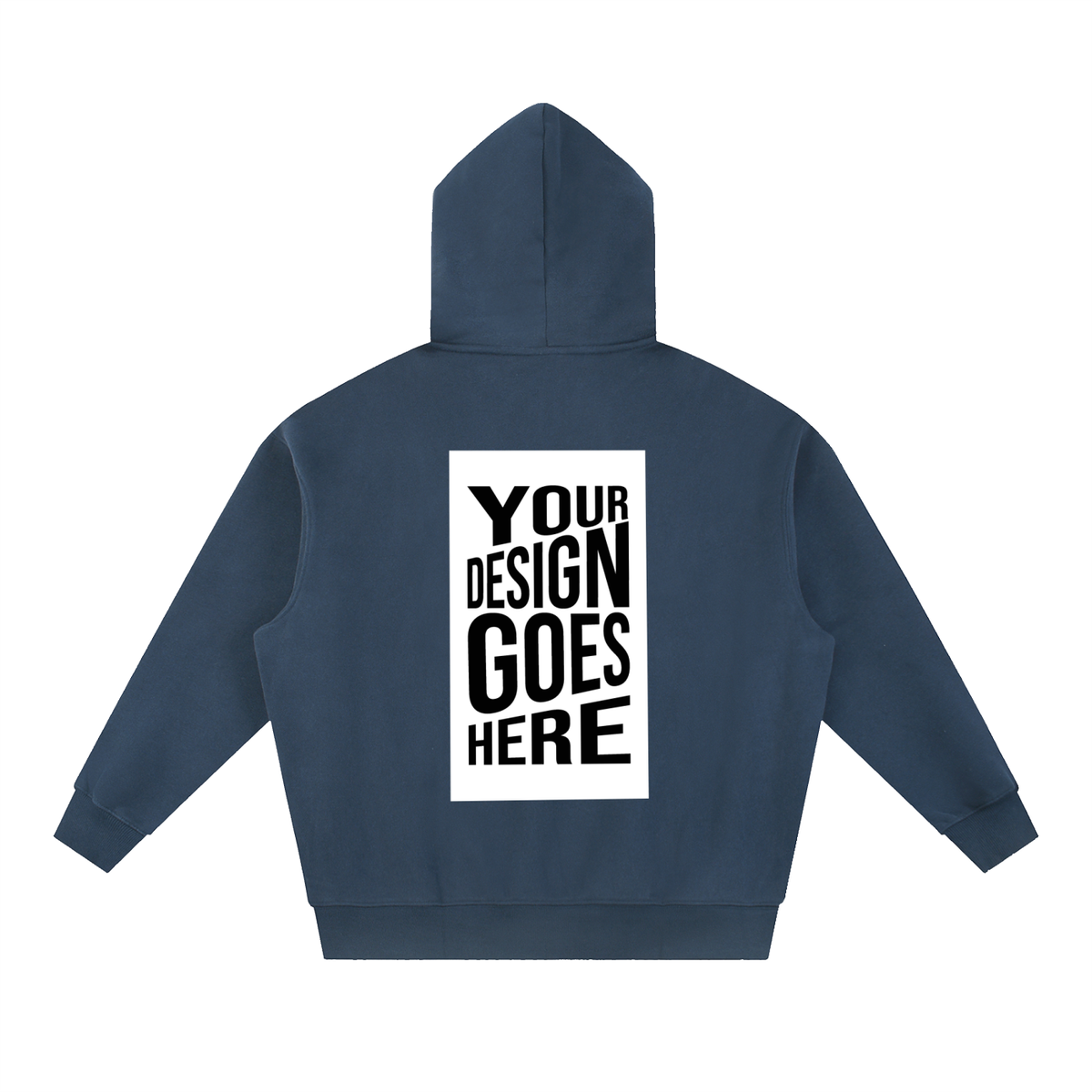 CUSTOM ORDER | RISENRETRO | Essential Oversized Boxy Fit Fleece Hoodie