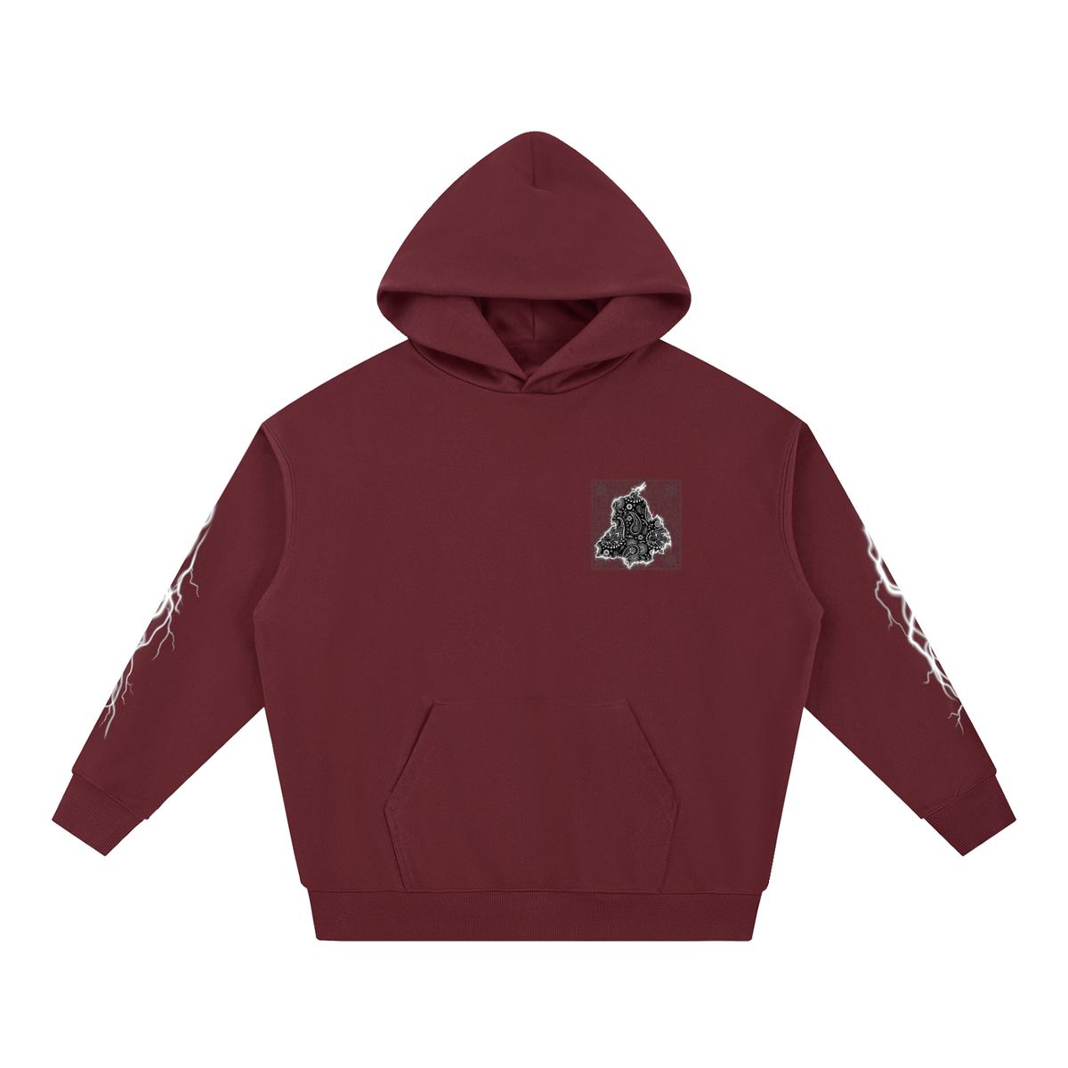 PANJAB BANDANA FLASH Essential Heavyweight Hoodie | RISENRETRO