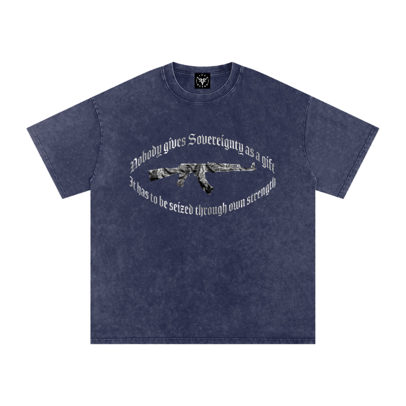 Sovereignty X Risen Retro Snow Washed Oversized Cotton T-Shirt