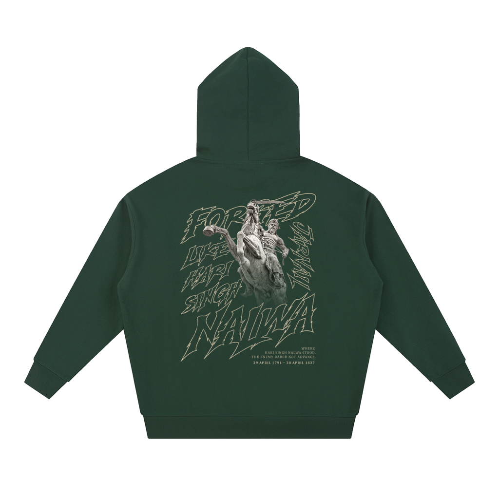 Forged Like Nalwa | Essential Heavyweight Hoodie | RisenRetro