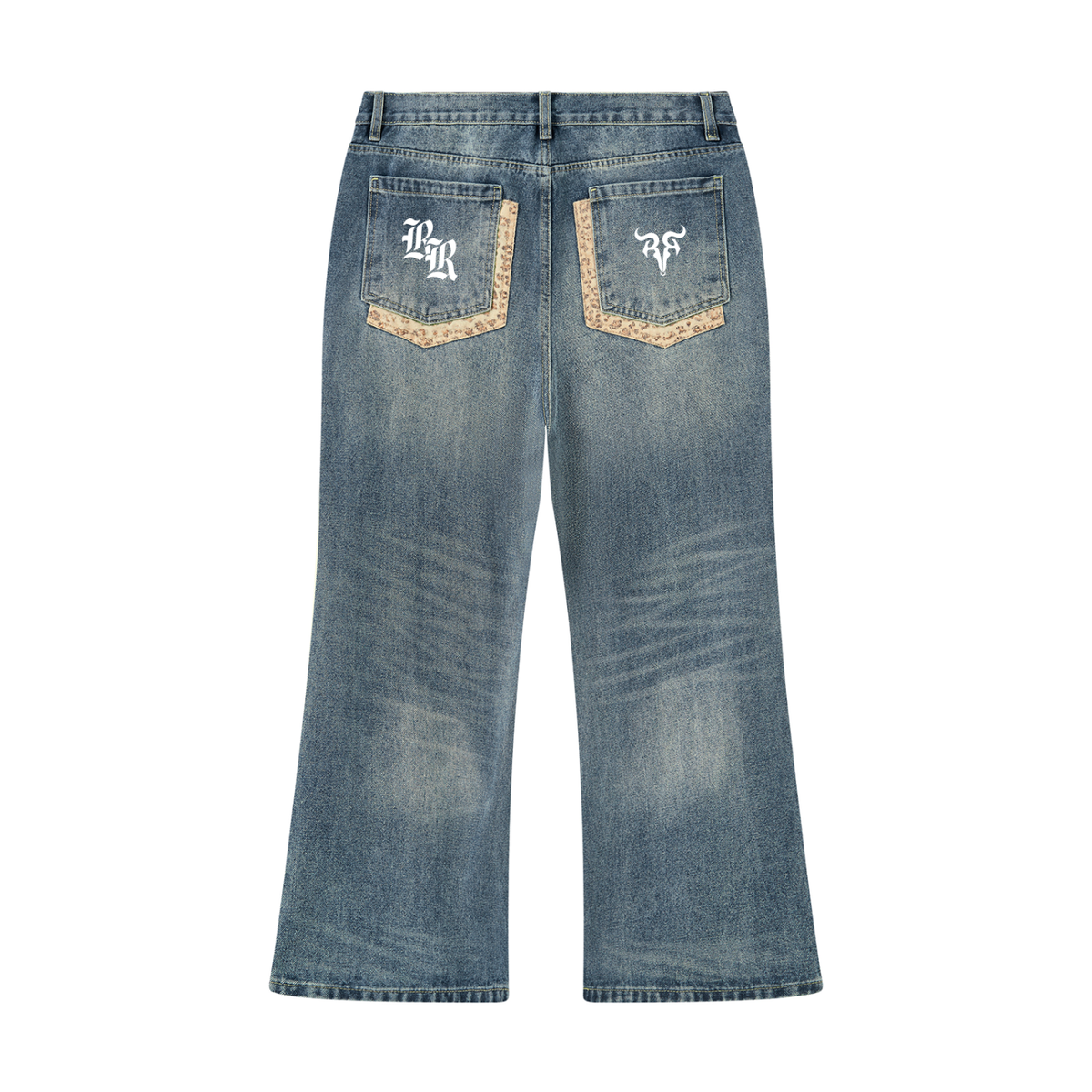 RISENRETRO | Men's Vintage Wash Denim Jeans