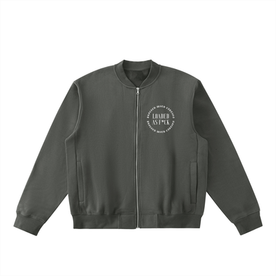 Loaded Essential Zip-Up Fleeced Varsity Jacket