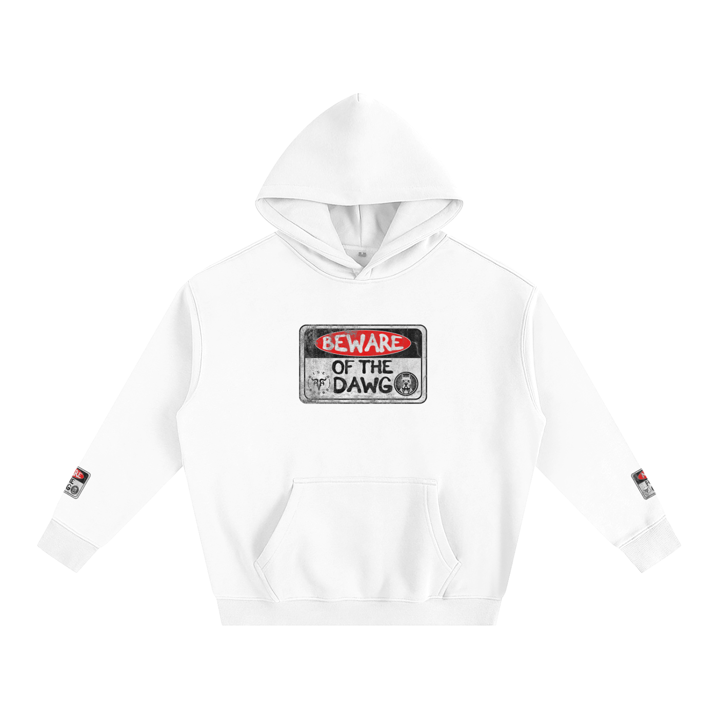 Beware of the Dawg X RisenRetro Oversize Fleeced Hoodie