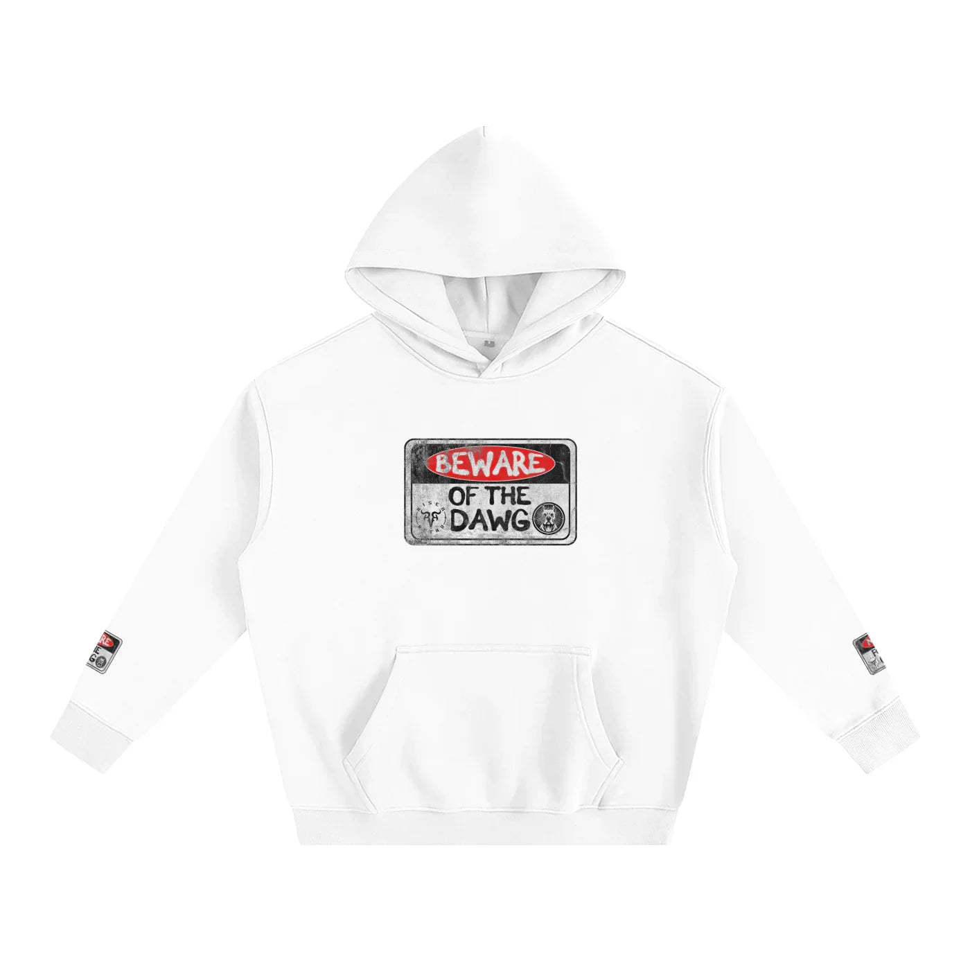 Attention au sweat à capuche oversize en polaire Dawg X RisenRetro