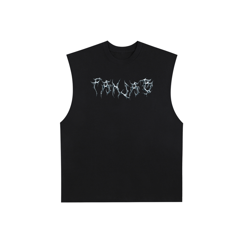PANJAB Y2K BANDANA X Risen Retro Raw Edge Cotton Tank Top