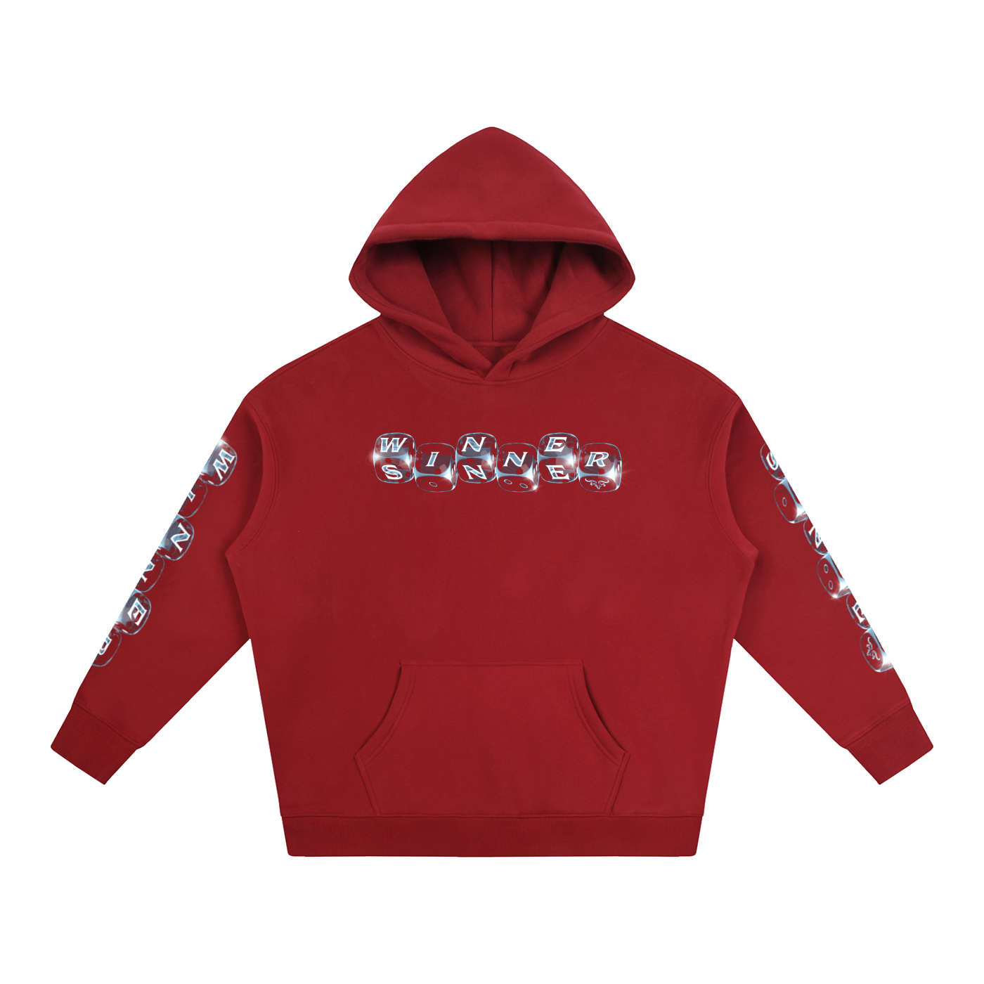 WINNER X SINNER X Risen Retro Oversize Fleeced Hoodie