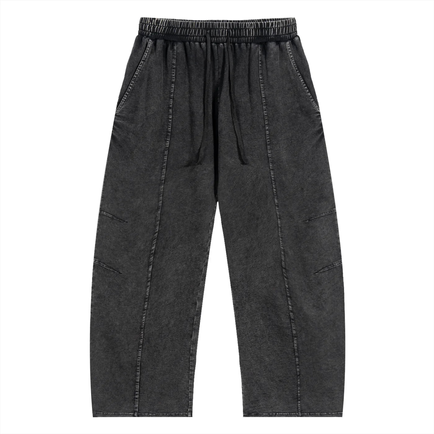 RisenRetro Snow Wash Drawstring Cotton Pants
