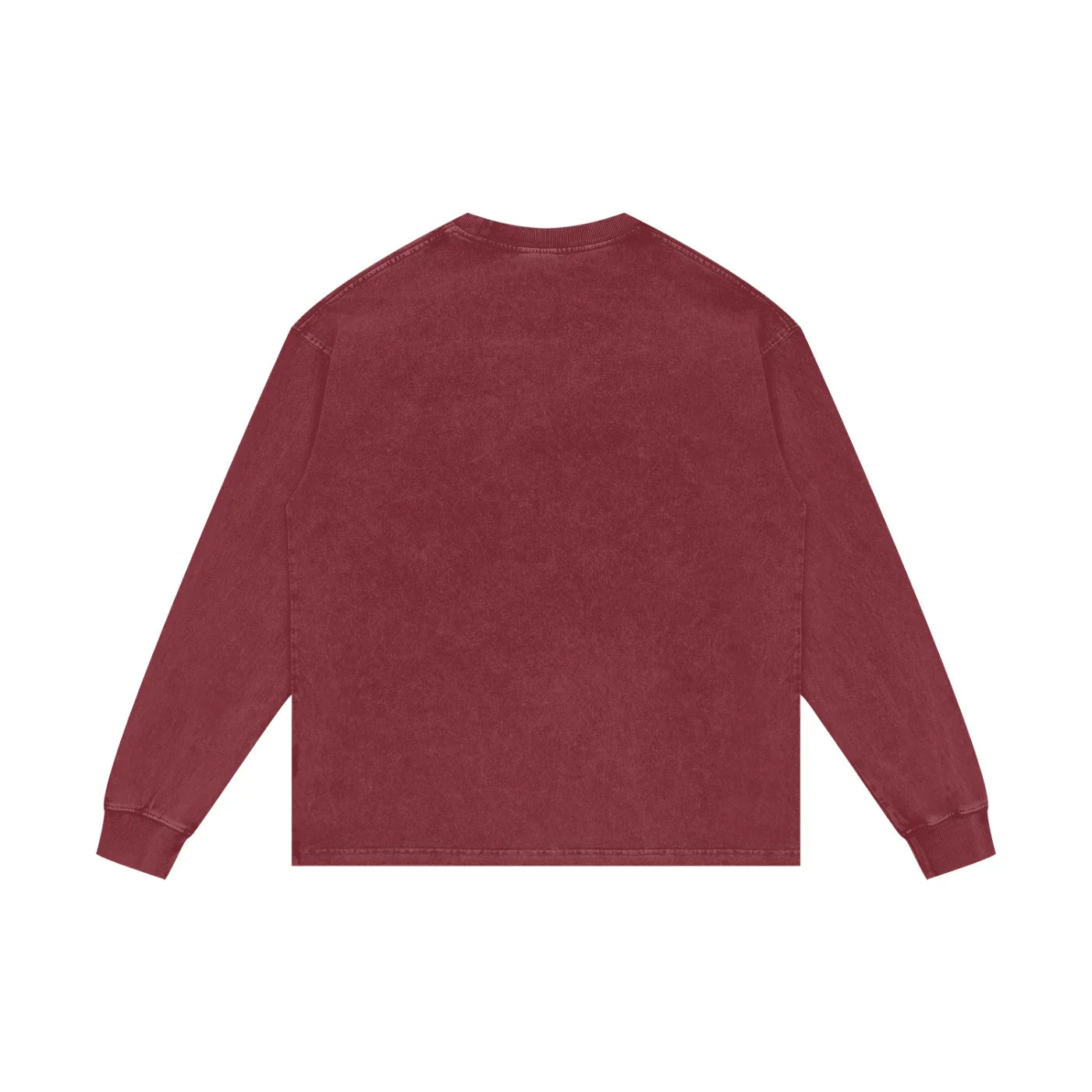 Doberman Rage X Risen Retro Acid Wash Oversize Long Sleeve T-Shirt