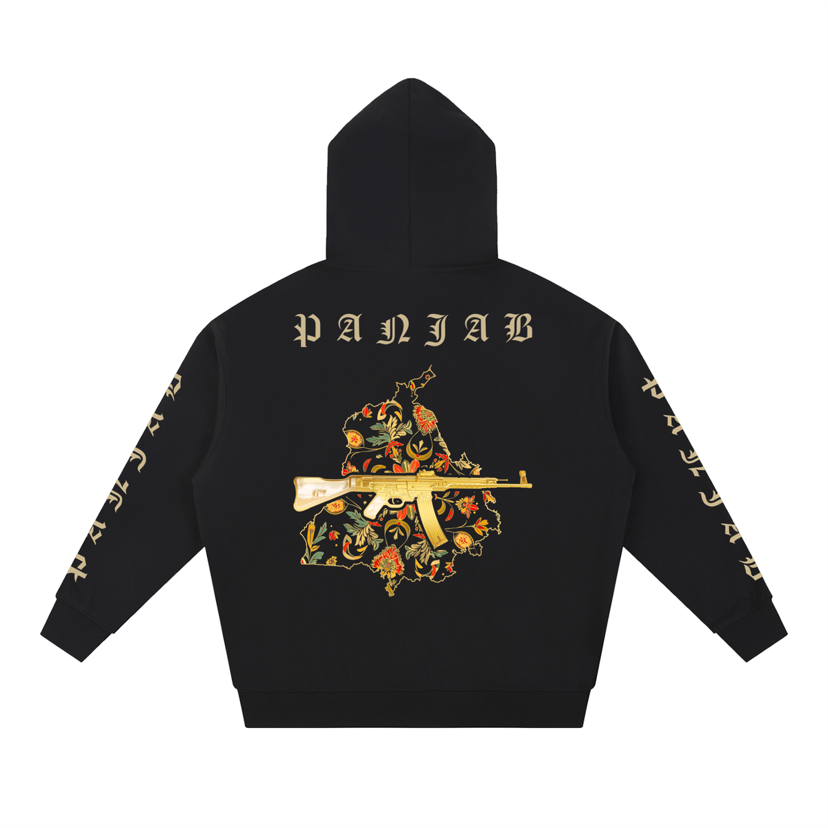 Vintage Panjab | Essential Heavyweight Hoodie | RisenRetro