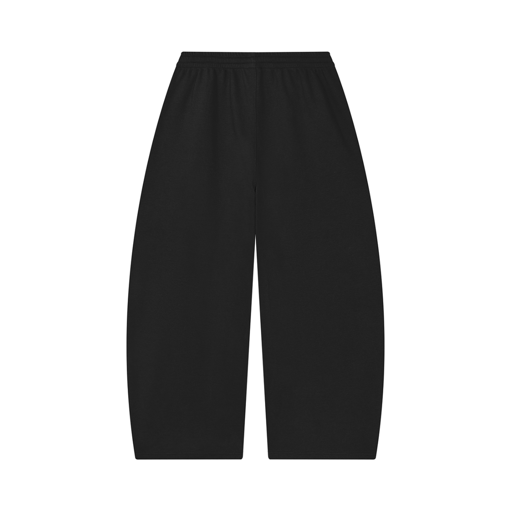 RISENRETRO x Unisex Waffle Barrel Leg Pants