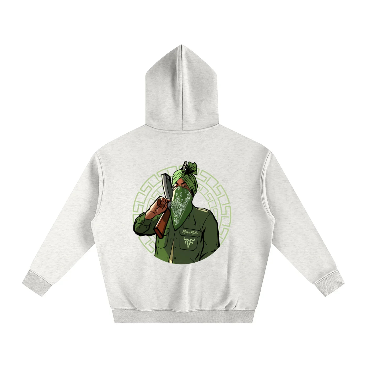 Sweat à capuche oversize en polaire SMW OG